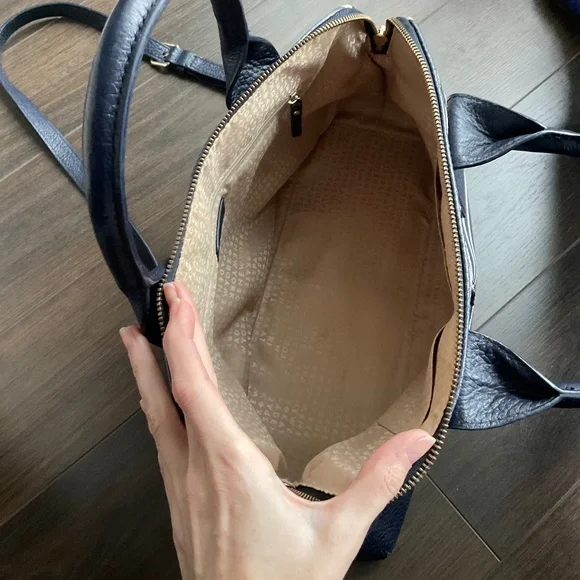 Kate Spade Navy Nautical Striped Leather Bag - Picture 9 of 14